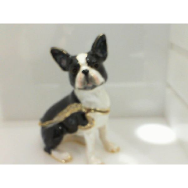 Boston Terrier Trinket Box Vandenbergs Fine Jewellery Winnipeg, MB