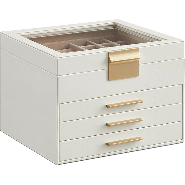 White & Gold Jewellery Box Vandenbergs Fine Jewellery Winnipeg, MB