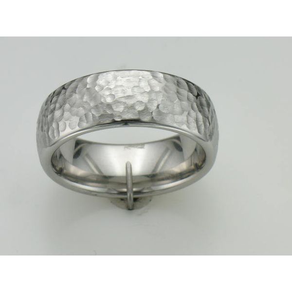 Serinium Hammered Wedding Band Vandenbergs Fine Jewellery Winnipeg, MB