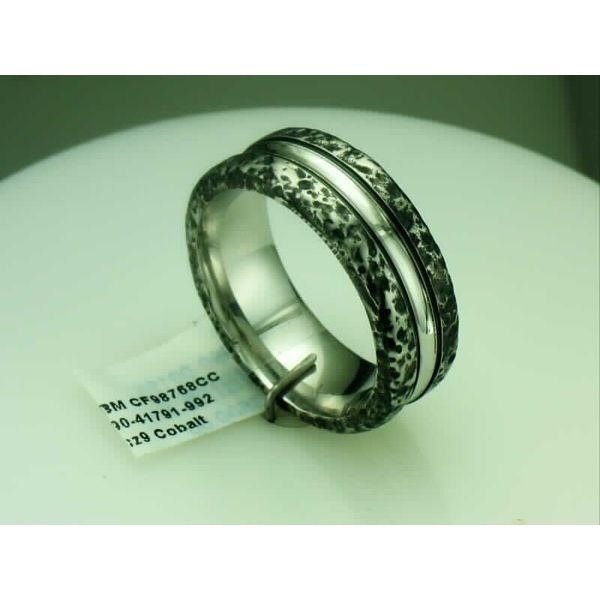 Cobalt Chrome Textured Band Vandenbergs Fine Jewellery Winnipeg, MB