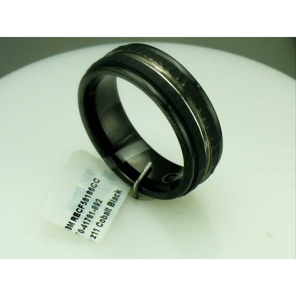 Black Cobalt Hammered Band Vandenbergs Fine Jewellery Winnipeg, MB