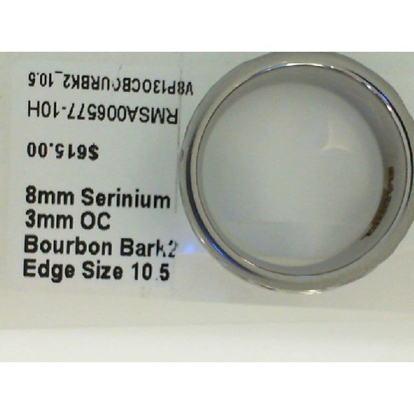 Serinium Bourbon Barrel Wood Inlay Wedding Band Image 2 Vandenbergs Fine Jewellery Winnipeg, MB
