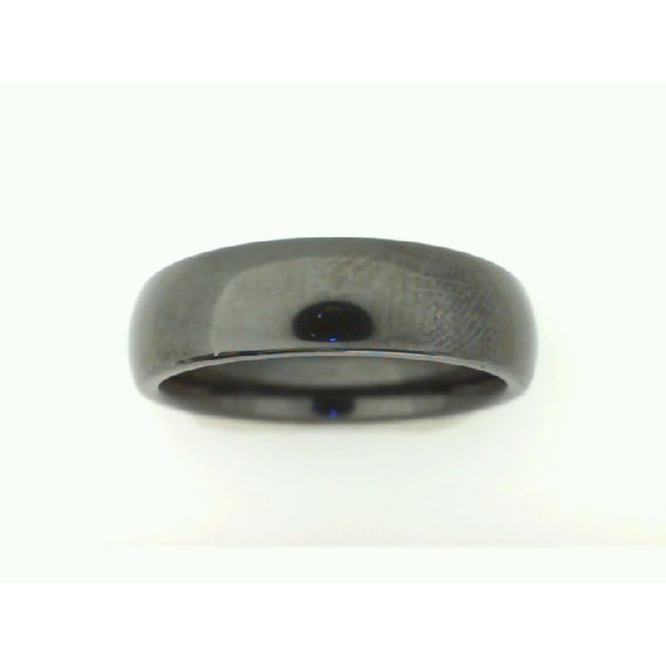 Black Ceramic Dome Band Vandenbergs Fine Jewellery Winnipeg, MB