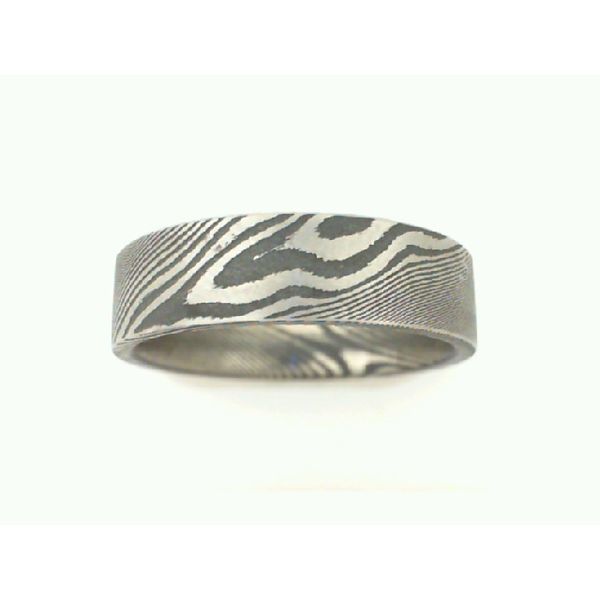 Damascus Steel Wood Pattern Band Vandenbergs Fine Jewellery Winnipeg, MB