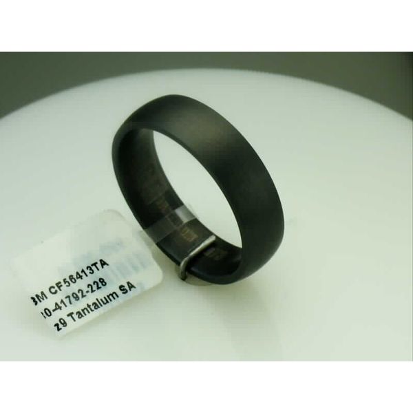 Satin Tantalum Domed Wedding Band Vandenbergs Fine Jewellery Winnipeg, MB