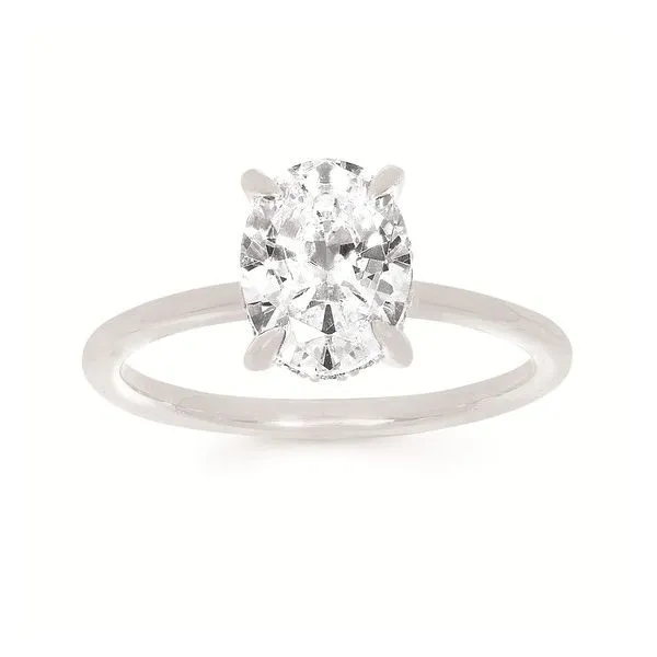 Lab and Natural Diamond Engagement Ring Van Horn Jewelers Owego, NY