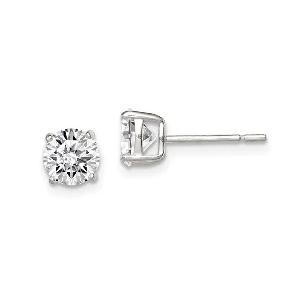 SS Earrings with Stones Van Horn Jewelers Owego, NY