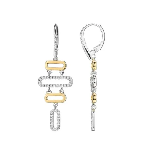 SS Earrings with Stones Van Horn Jewelers Owego, NY