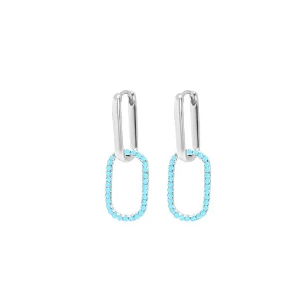 SS Earrings with Stones Van Horn Jewelers Owego, NY
