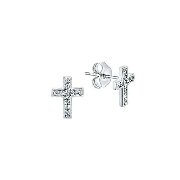 SS Earrings with Stones Van Horn Jewelers Owego, NY