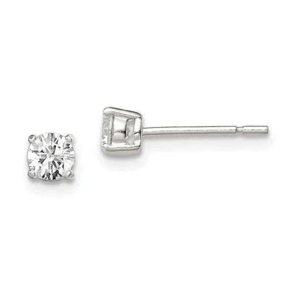 SS Earrings with Stones Van Horn Jewelers Owego, NY