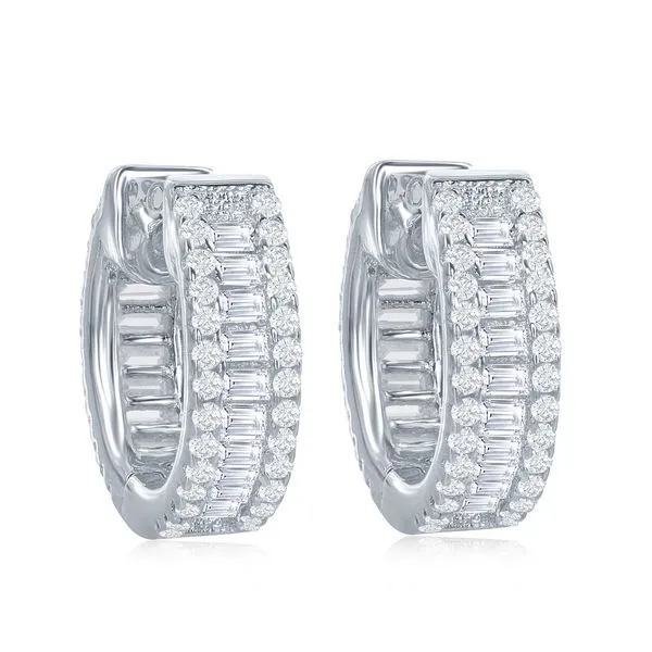 SS Earrings with Stones Van Horn Jewelers Owego, NY