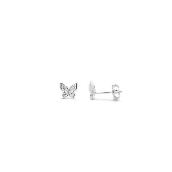 SS Earrings with Stones Van Horn Jewelers Owego, NY