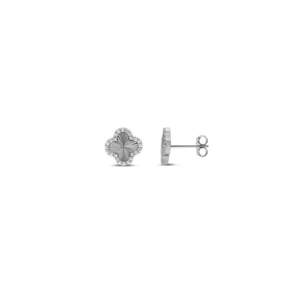 SS Earrings with Stones Van Horn Jewelers Owego, NY