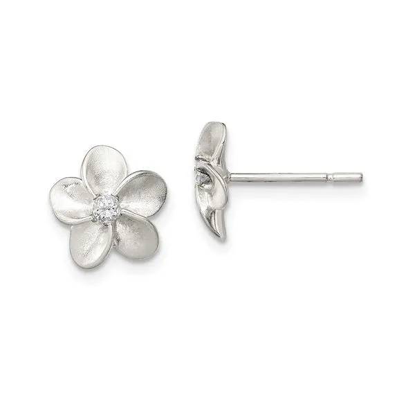 SS Earrings with Stones Van Horn Jewelers Owego, NY
