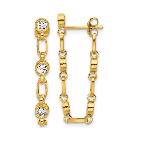 SS Earrings with Stones Van Horn Jewelers Owego, NY