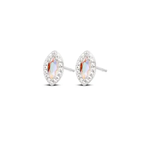 SS Earrings with Stones Van Horn Jewelers Owego, NY