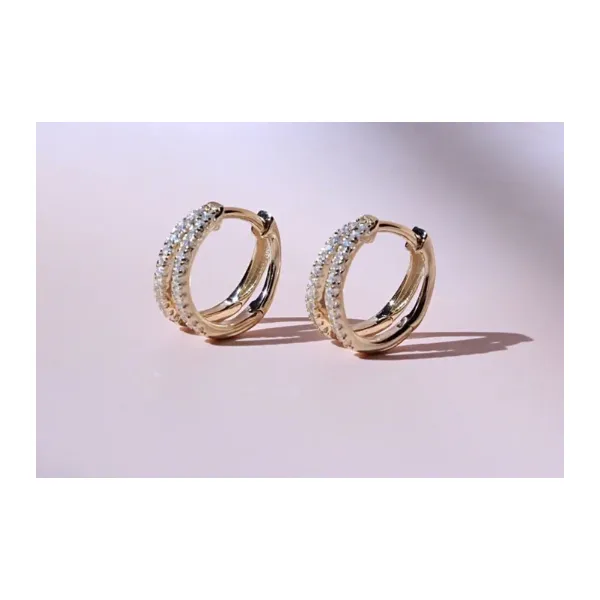 SS Earrings with Stones Van Horn Jewelers Owego, NY