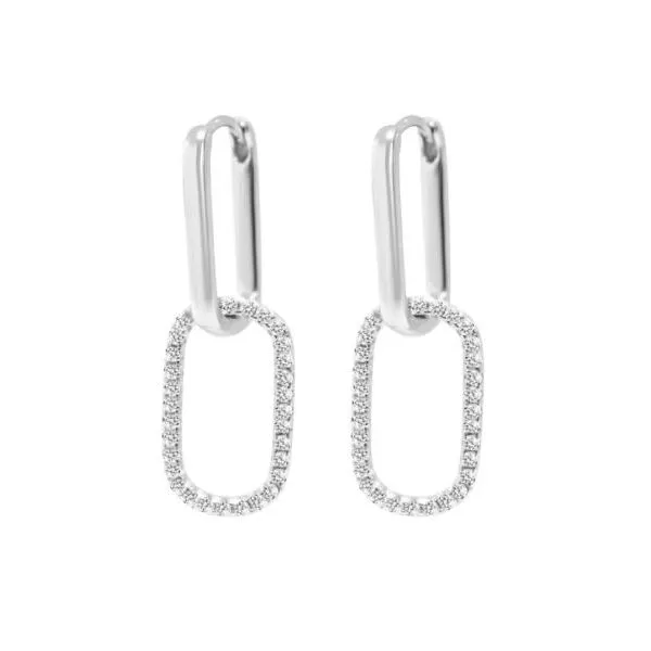 SS Earrings with Stones Van Horn Jewelers Owego, NY