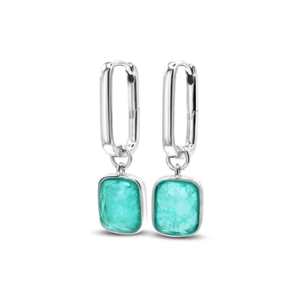 SS Earrings with Stones Van Horn Jewelers Owego, NY
