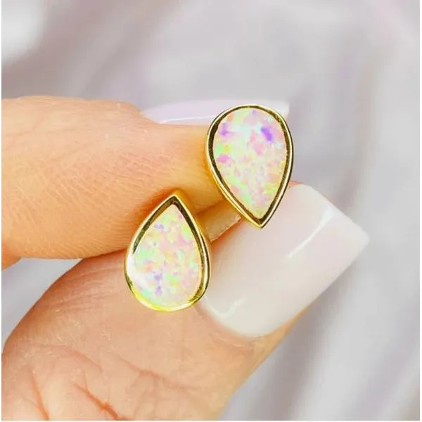 SS Earrings with Stones Van Horn Jewelers Owego, NY