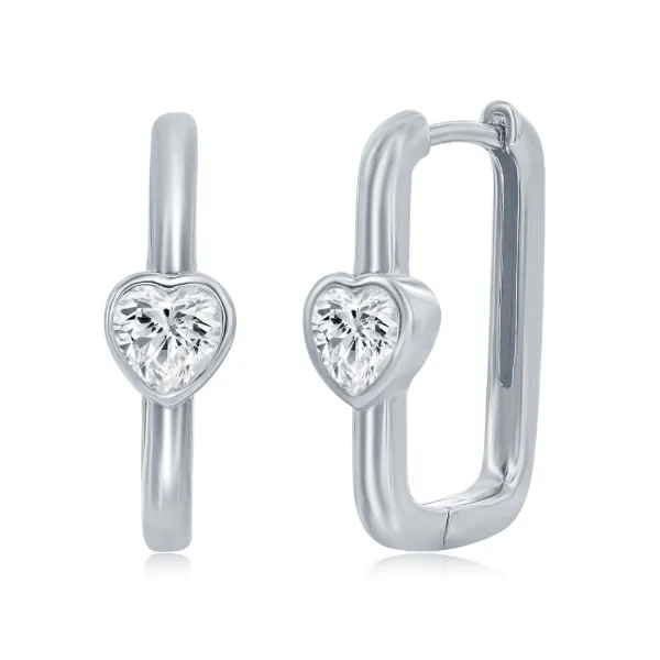 SS Earrings with Stones Van Horn Jewelers Owego, NY