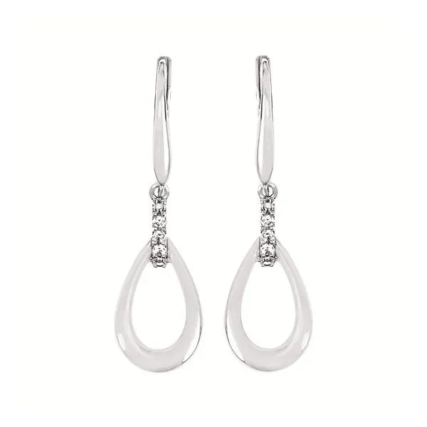 SS Earrings with Stones Van Horn Jewelers Owego, NY
