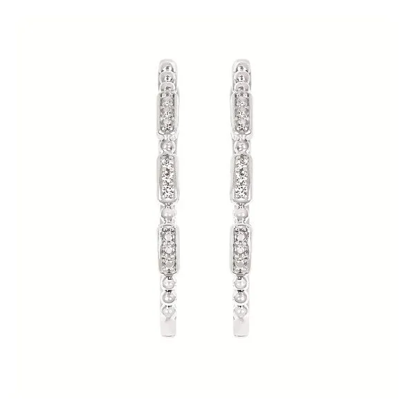SS Earrings with Stones Van Horn Jewelers Owego, NY