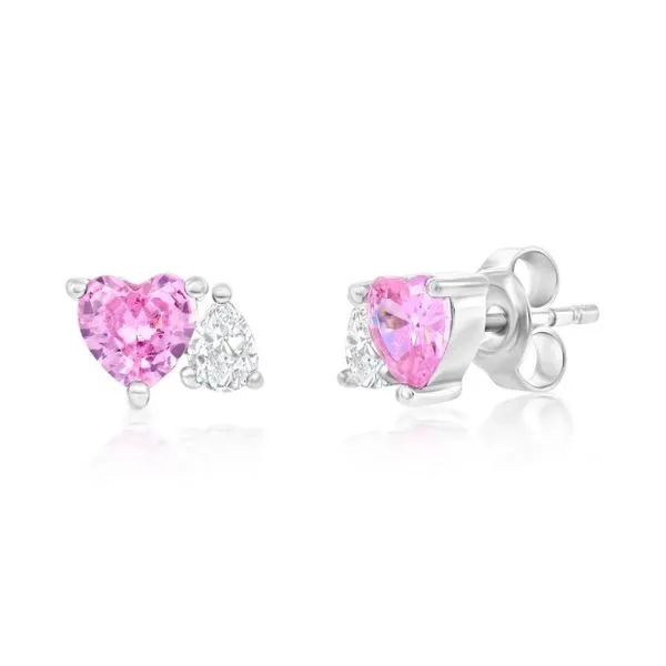 SS Earrings with Stones Van Horn Jewelers Owego, NY