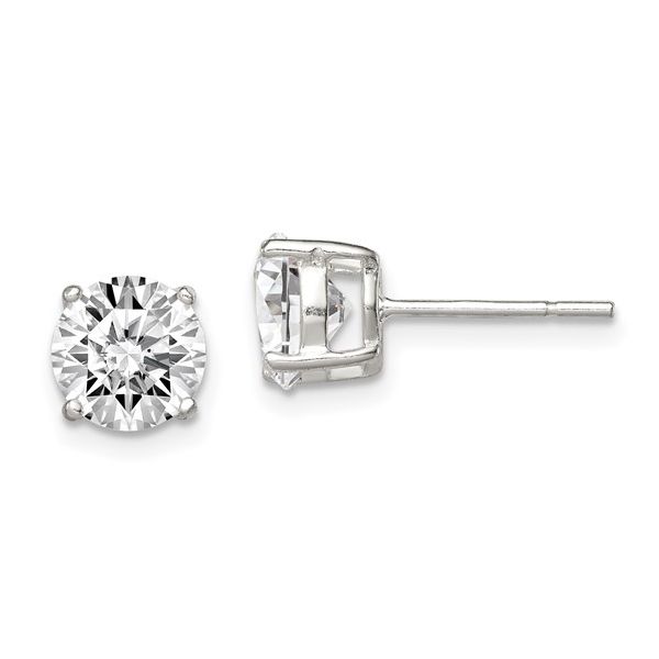 SS Earrings with Stones Van Horn Jewelers Owego, NY