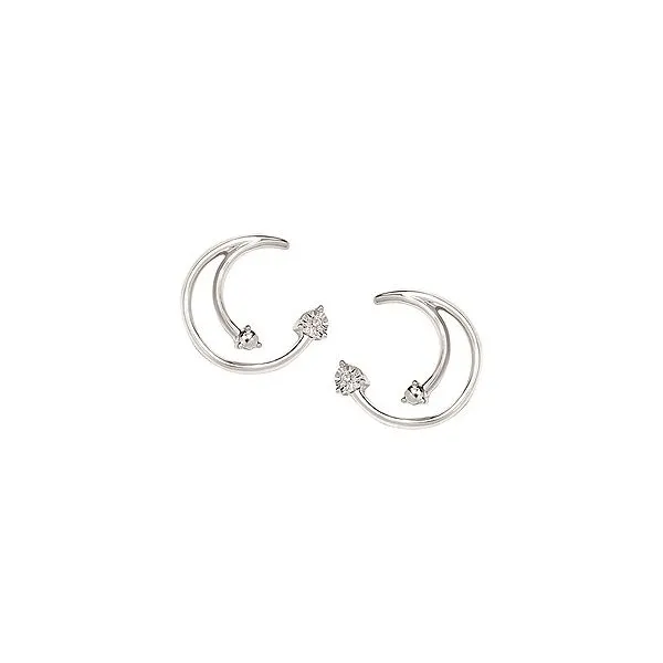 SS Earrings with Stones Van Horn Jewelers Owego, NY