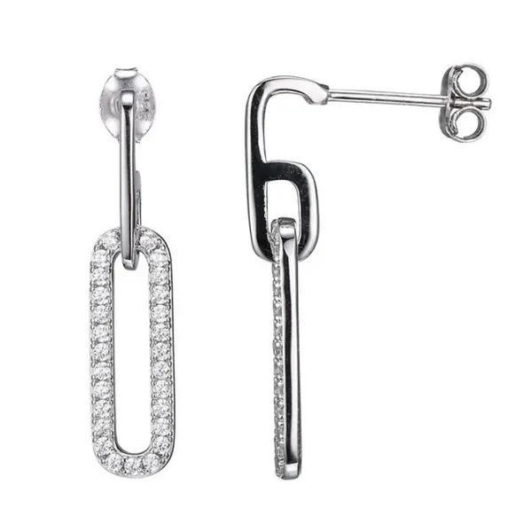 SS Earrings with Stones Van Horn Jewelers Owego, NY