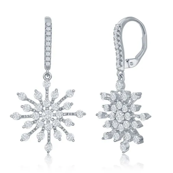 SS Earrings with Stones Van Horn Jewelers Owego, NY