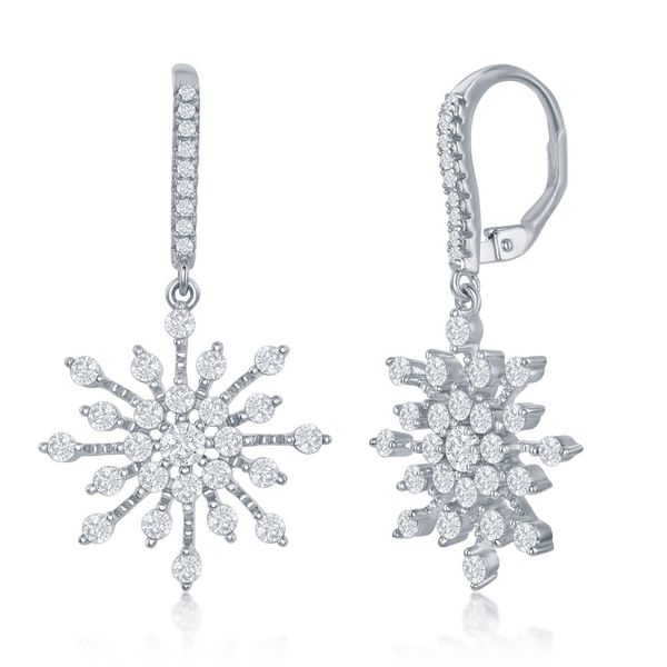 SS Earrings with Stones Van Horn Jewelers Owego, NY