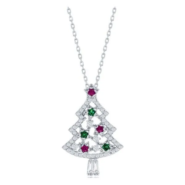 SS Earrings with Stones Van Horn Jewelers Owego, NY