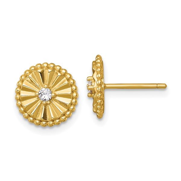 SS Earrings with Stones Van Horn Jewelers Owego, NY