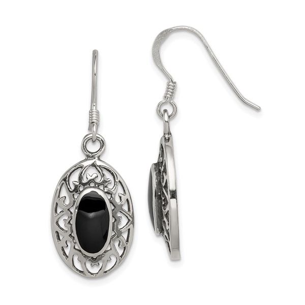 SS Earrings with Stones Van Horn Jewelers Owego, NY
