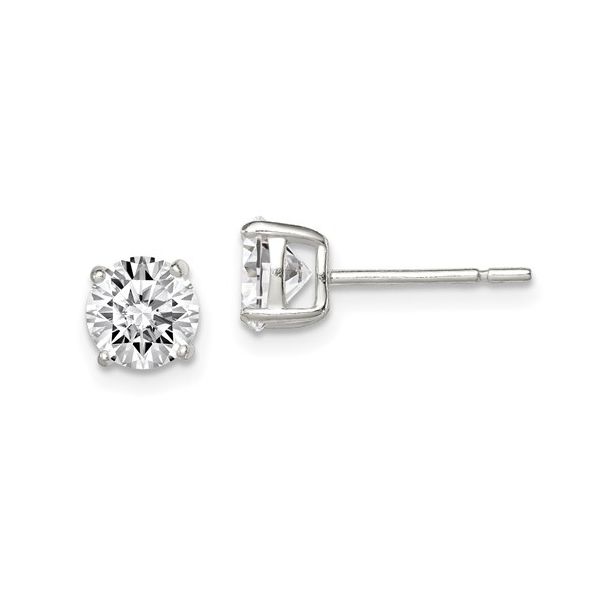 SS Earrings with Stones Van Horn Jewelers Owego, NY