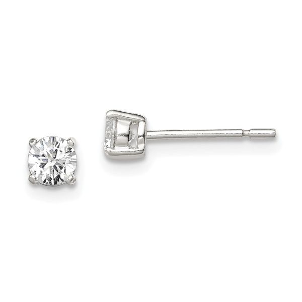 SS Earrings with Stones Van Horn Jewelers Owego, NY