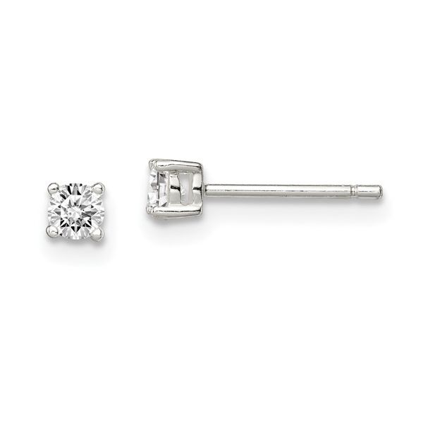 SS Earrings with Stones Van Horn Jewelers Owego, NY