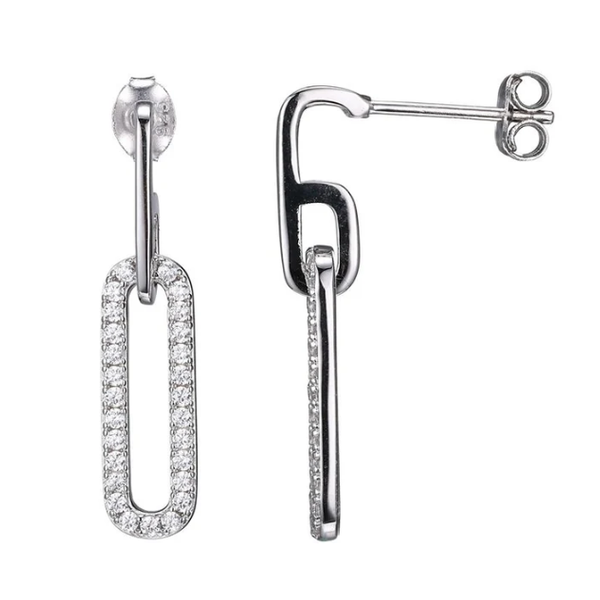 SS Earrings with Stones Van Horn Jewelers Owego, NY