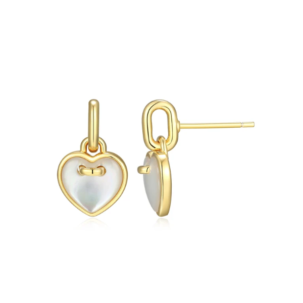 SS Earrings with Stones Image 2 Van Horn Jewelers Owego, NY