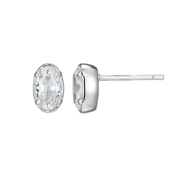 SS Earrings with Stones Van Horn Jewelers Owego, NY