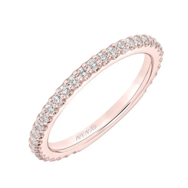 Rose Gold, Diamond Wedding Band/Anniversary Band