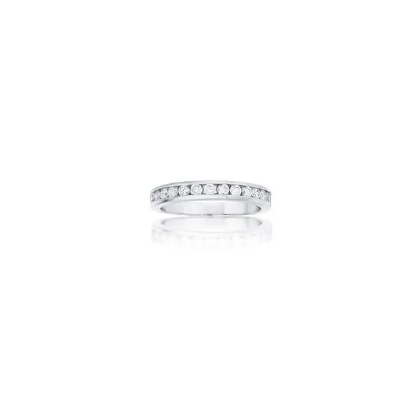 Imagine Bridal 14K White Gold Diamond Wedding Band - 1/2 CTW, 15 Round Channel Set Diamonds/ VanScoy Jewelers of Wyomissing Van Scoy Jewelers Wyomissing, PA
