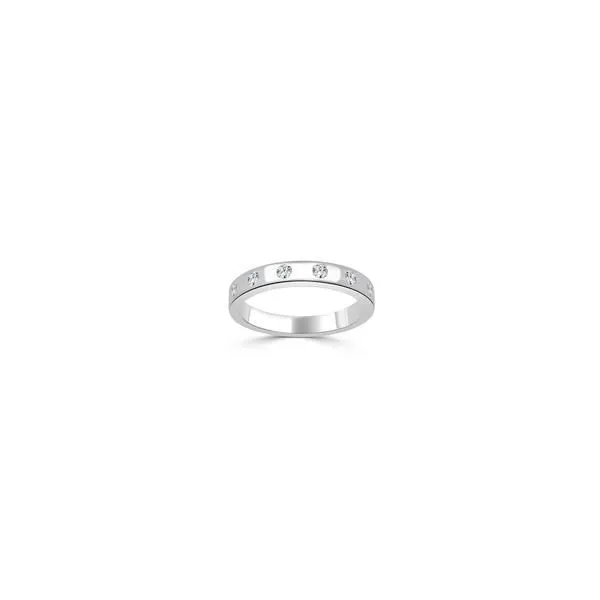 \Imagine Bridal 14K White Gold Burnish Set Anniversary Ba...