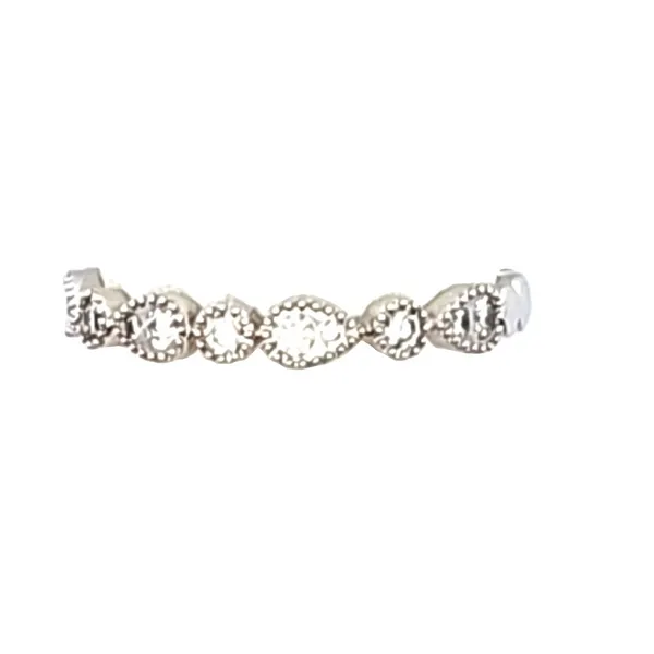 14K White Gold Diamond Band with 11 Round Brilliant Cut Diamonds | 0.146 CTW, I/J Color, SI2 Clarity/ VanScoy Jewelers of Wyomissing Van Scoy Jewelers Wyomissing, PA