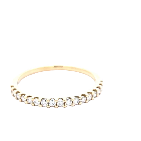 14K Yellow Gold Diamond Band with 0.25 CTW of 17 Round Diamonds/ VanScoy Jewelers of Wyomissing Van Scoy Jewelers Wyomissing, PA