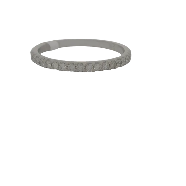 Elegant 14K White Gold Band with 18 Diamonds – 0.23 CTW Total Diamond Weight/ VanScoy Jewelers of Wyomissing Van Scoy Jewelers Wyomissing, PA