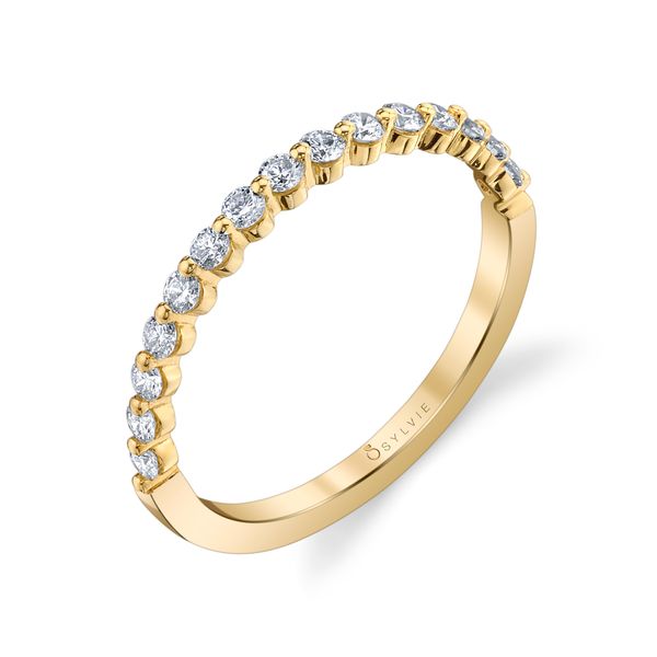 Sylvie Single Prong 14K Yellow Gold Diamond Band - 0.30 CTW Round Diamonds/ VanScoy Jewelers of Wyomissing Van Scoy Jewelers Wyomissing, PA